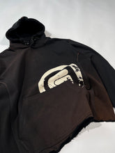 Load image into Gallery viewer, FADED CUT CROPPED POCKET HOODIE
